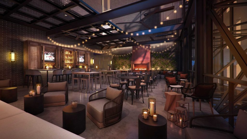 bourbon inspired hotel distil bitters end rooftop