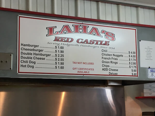 truesouth kentucky lahas menu