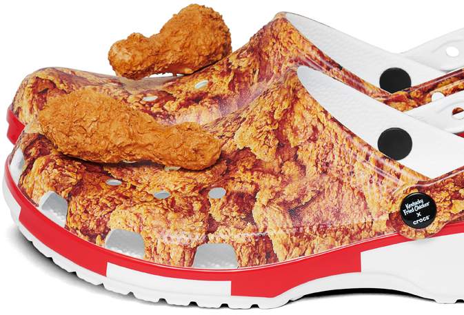 fried chicken clogs