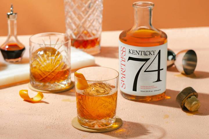 Non-Alcoholic Bourbon, Spiritless Kentucky 74 - KY Supply Co