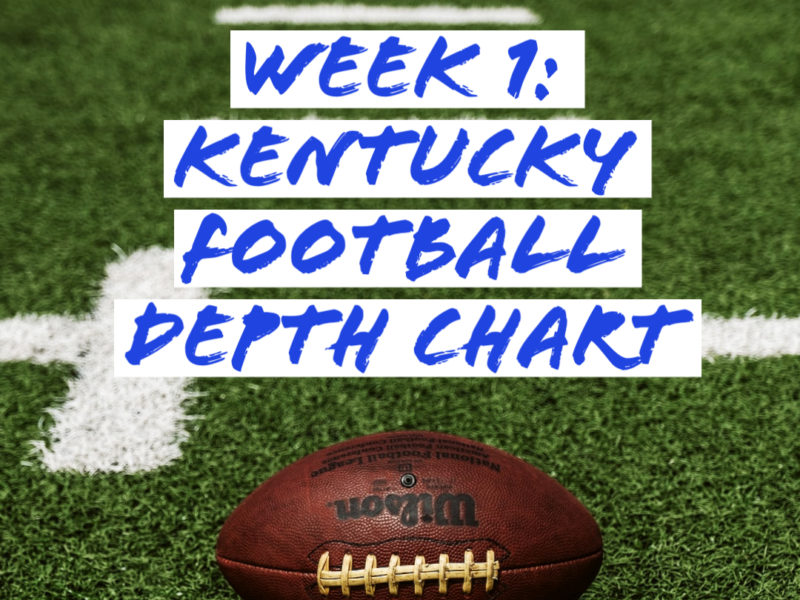 First Kentucky Wildcats Football Depth Chart Released KY Supply Co