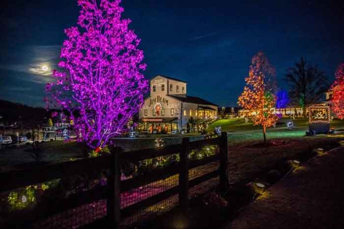 Home for the Holidays at Jim Beam American Stillhouse Christmas Lights