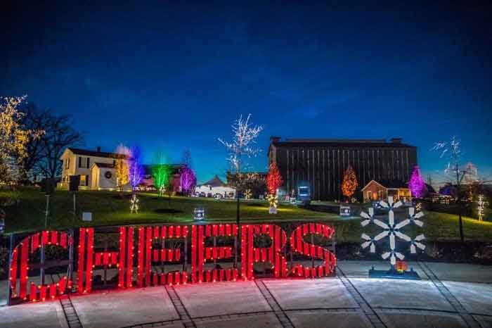 Home for the Holidays at Jim Beam Christmas Lights