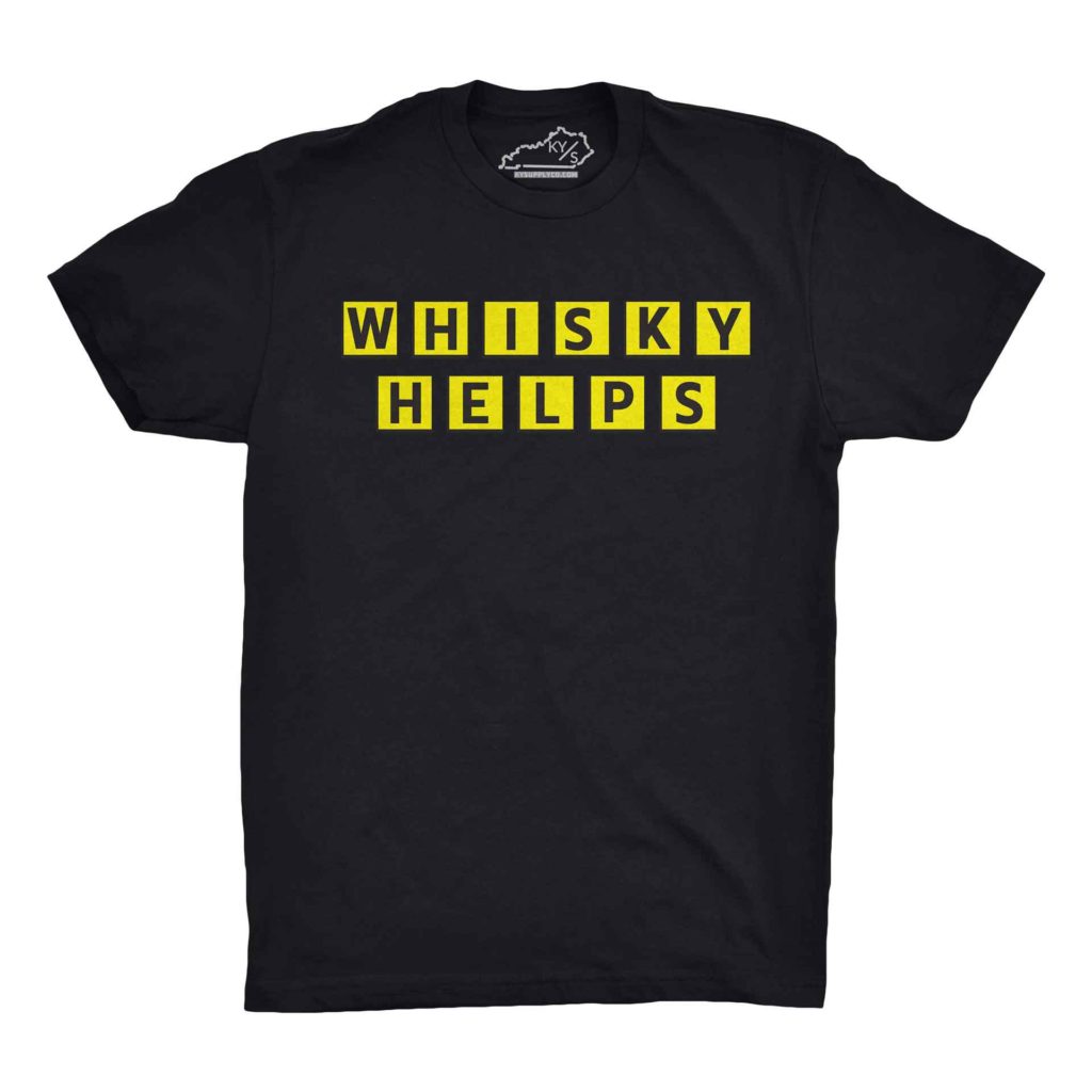 Whiskey Helps Shirt Black