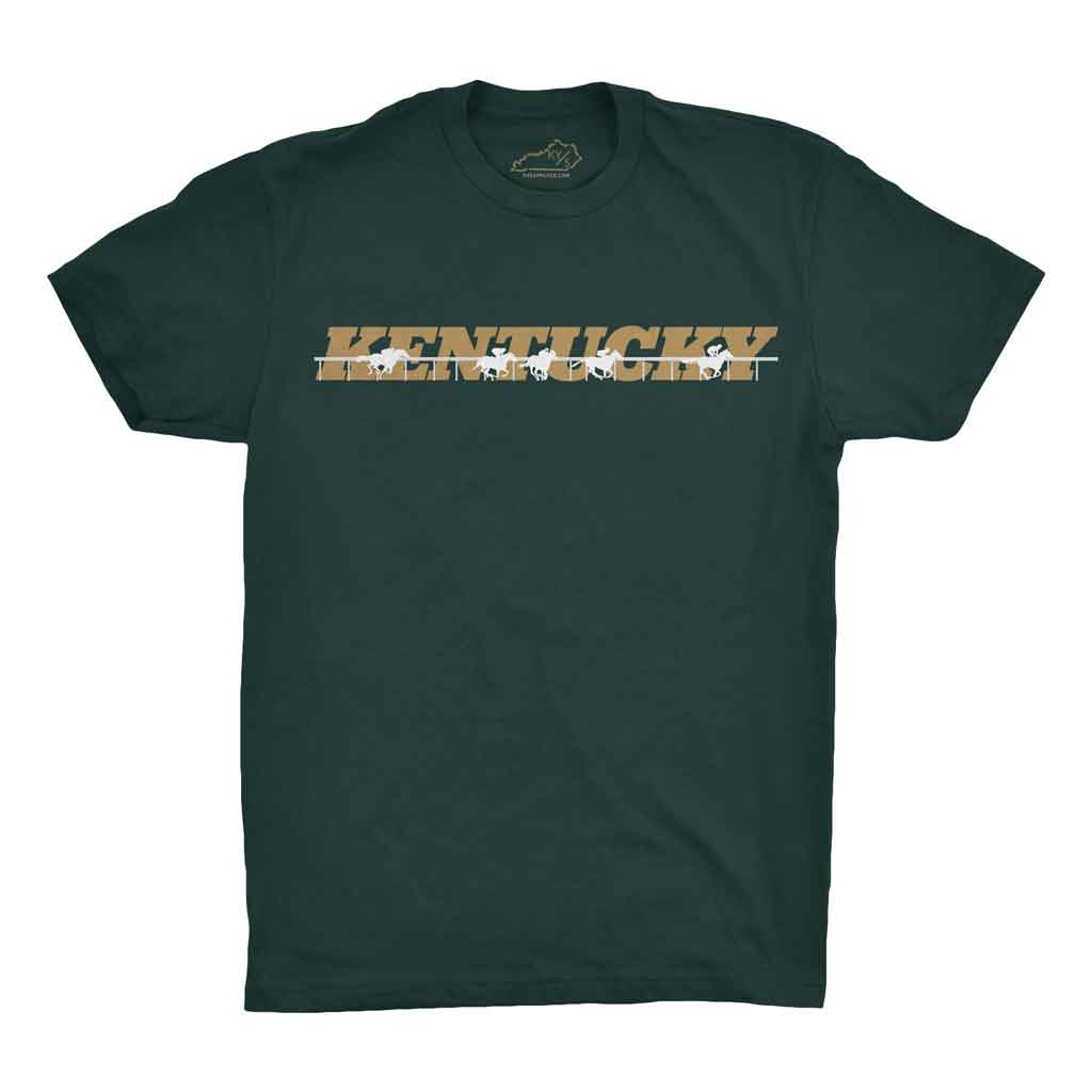 Kentucky Railbird Tshirt Forest Green