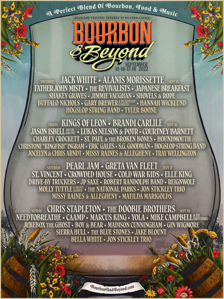 Bourbon and Beyond 2022 Lineup Who's Playing at the Louisville Music Festival?