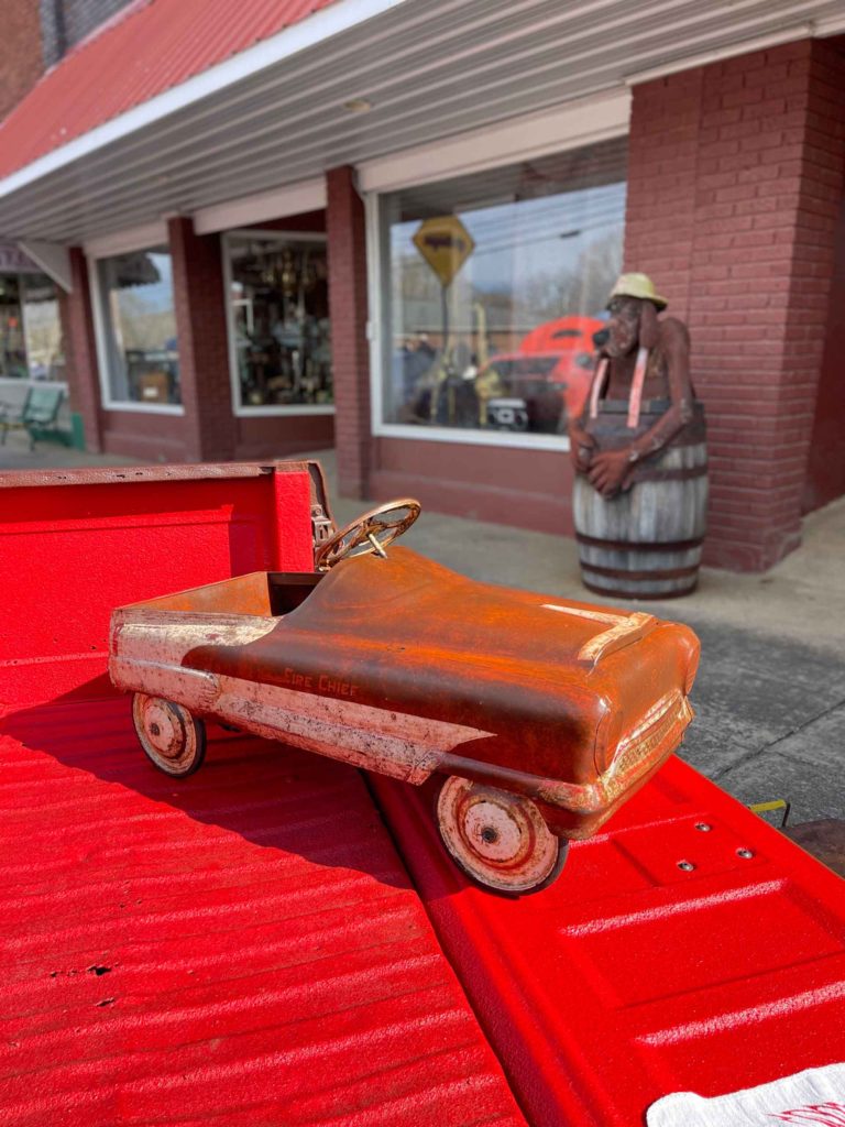 Fire Chief Pedal Car Car Show Hillbilly Hound