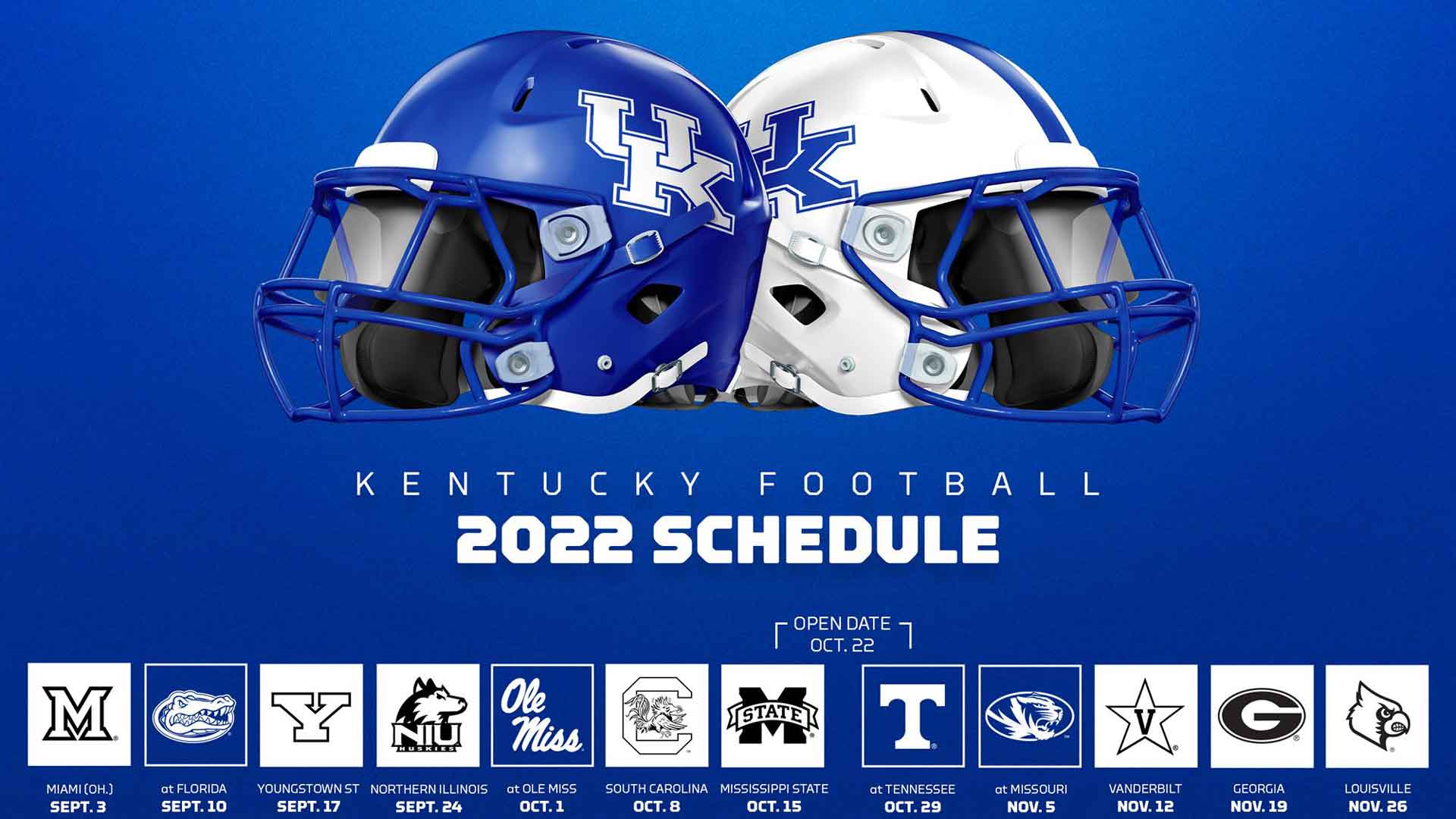 Kentucky Football Schedule 2022 UK Wildcats 