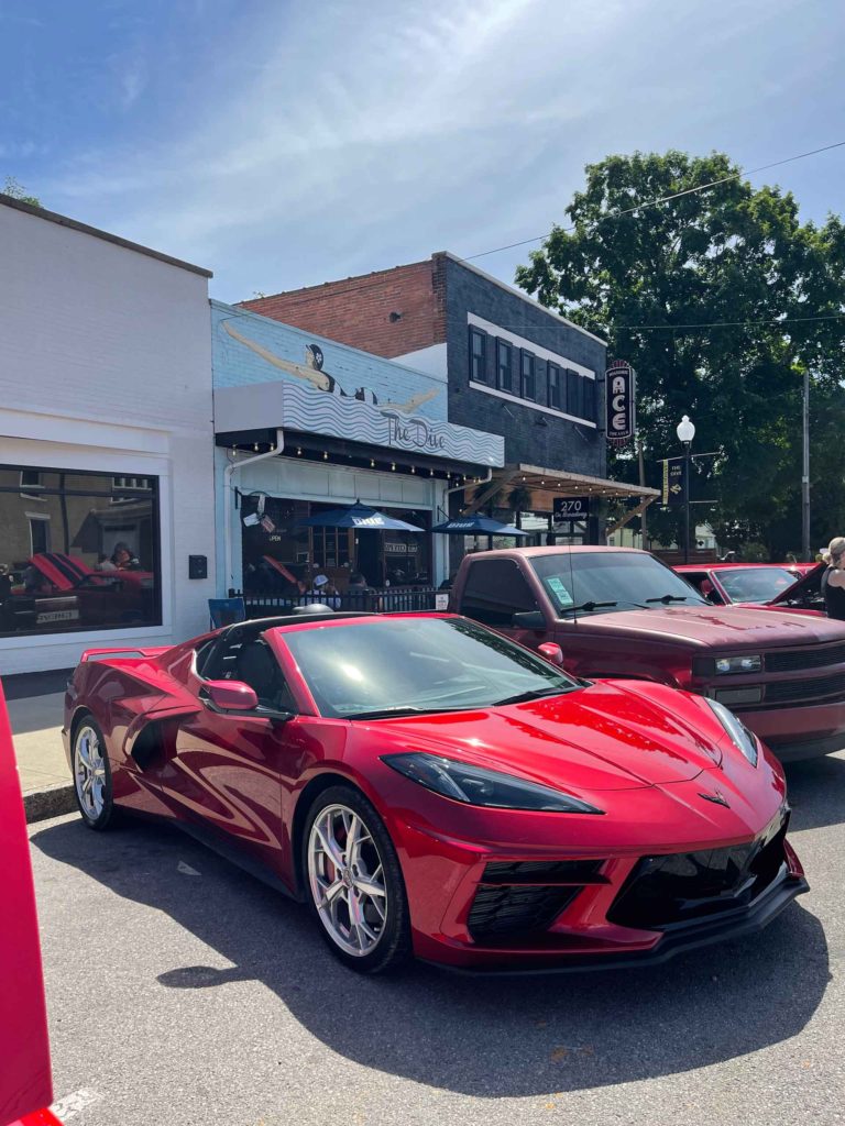 C8 Corvette Cave City Car Show