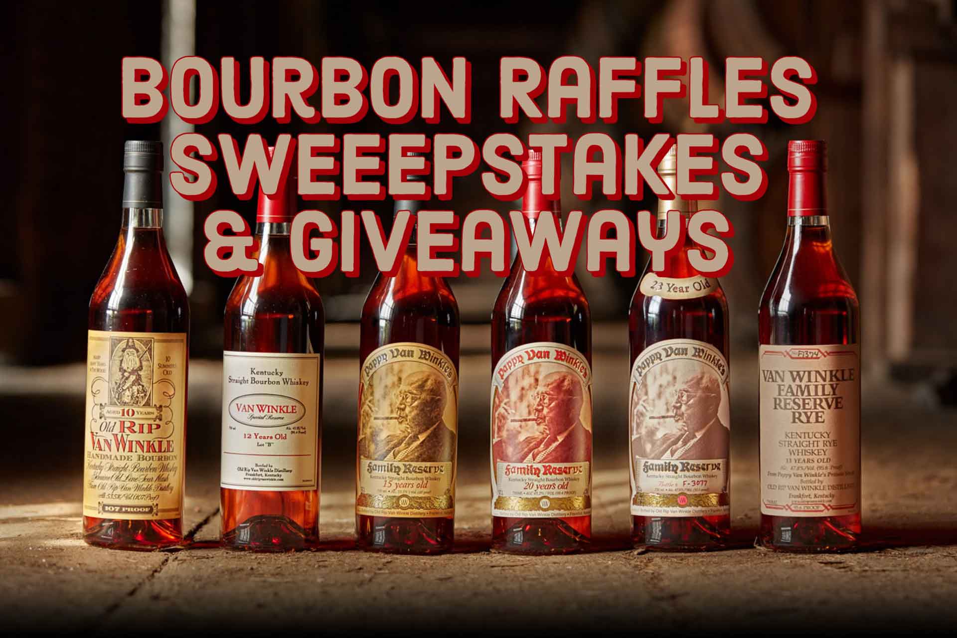 Latest Bourbon Raffles, Giveaways, and Sweepstakes to Enter KY Supply Co