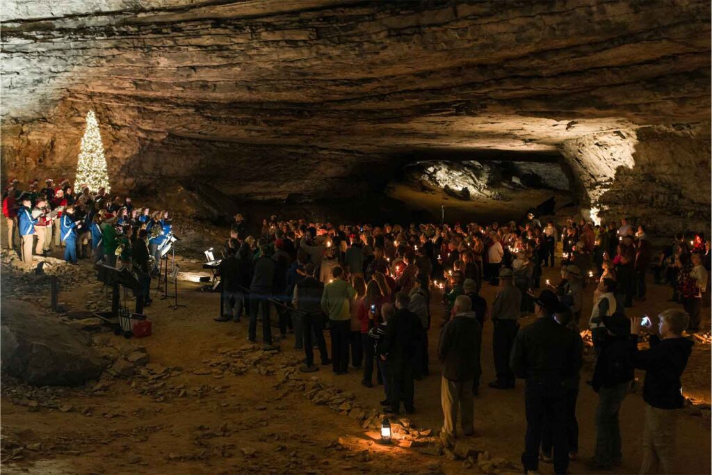 Mammoth Cave Concert Rafinesque Hall Cave Sing
